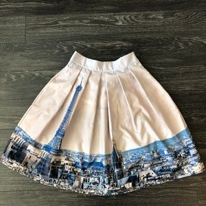 Modcloth Paris Midi Skirt